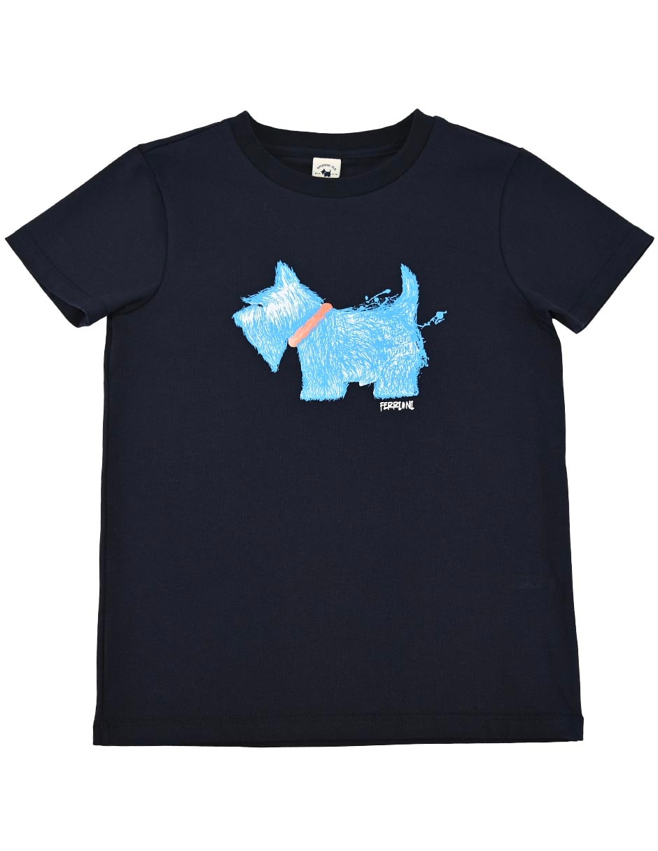 Playera Sawyer manga regular para niño
