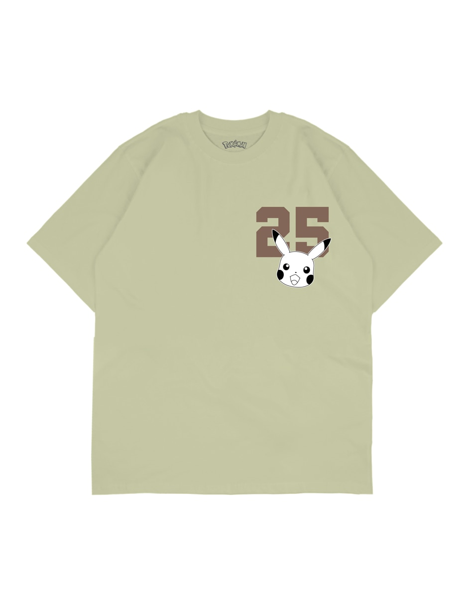 Playera pokemón manga corta infantil niño Playera pokemón manga corta infantil niño