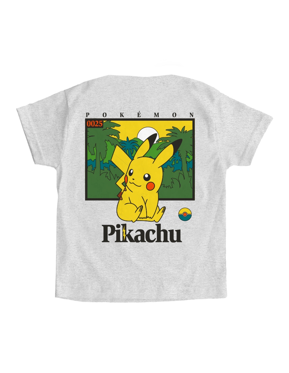 Playera pokemón playera manga corta infantil niño 2
