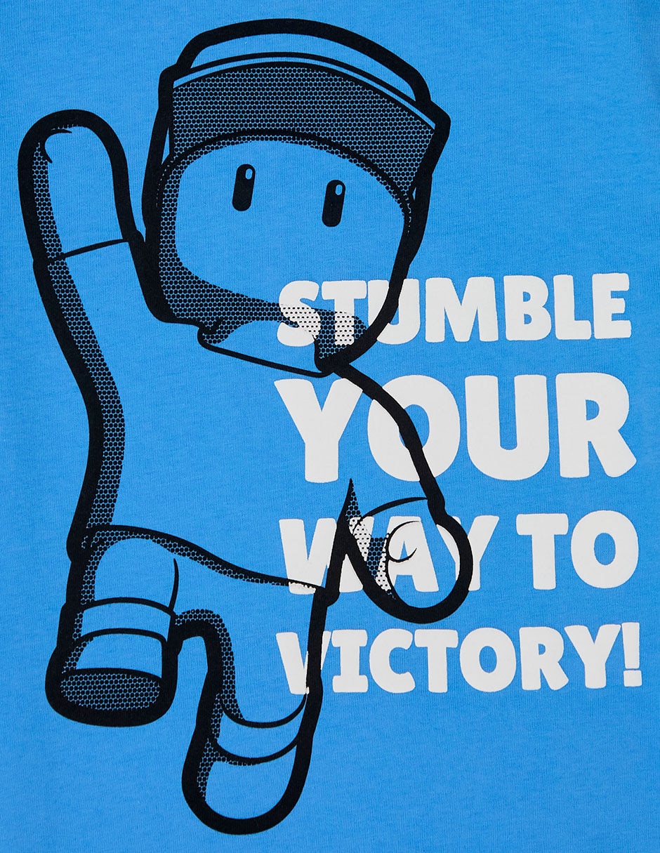 Playera stumble guys stumble guys manga corta infantil niño 3