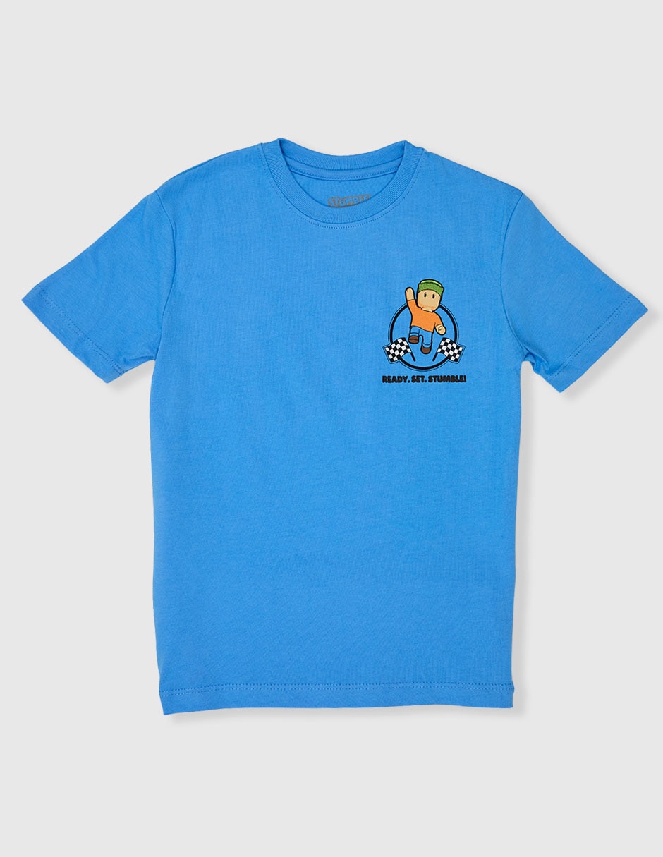 Playera stumble guys stumble guys manga corta infantil niño Playera stumble guys stumble guys manga corta infantil niño