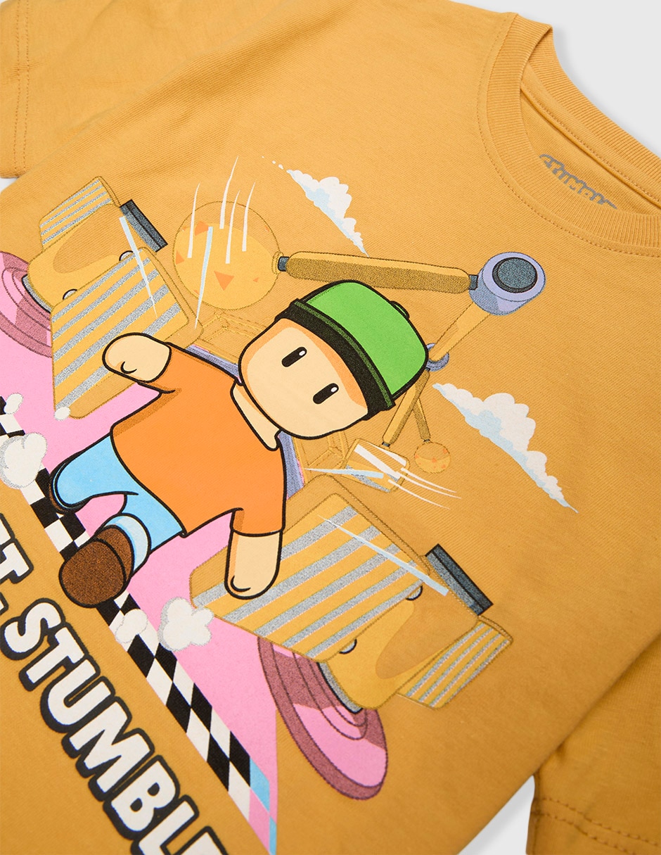 Playera stumble guys stumble guys manga corta infantil niño 3
