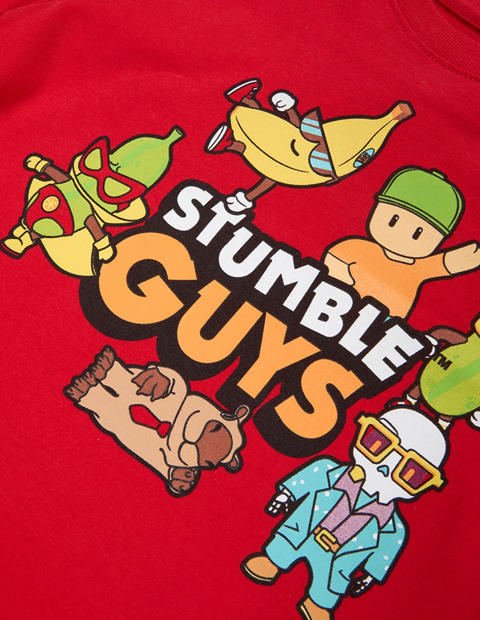 Playera stumble guys stumble guys manga corta infantil niño 3