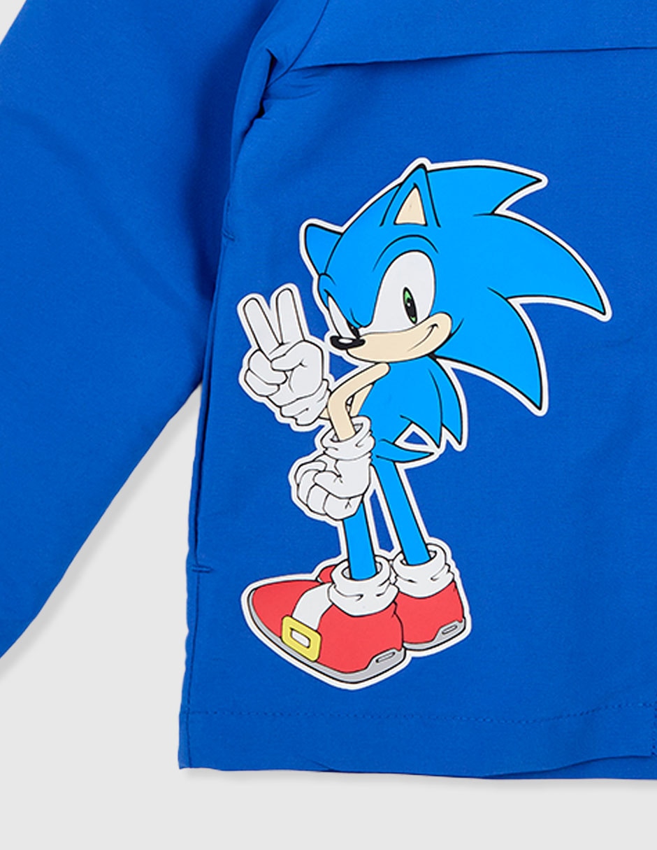 Set chamarra the hedgehog para niño 3