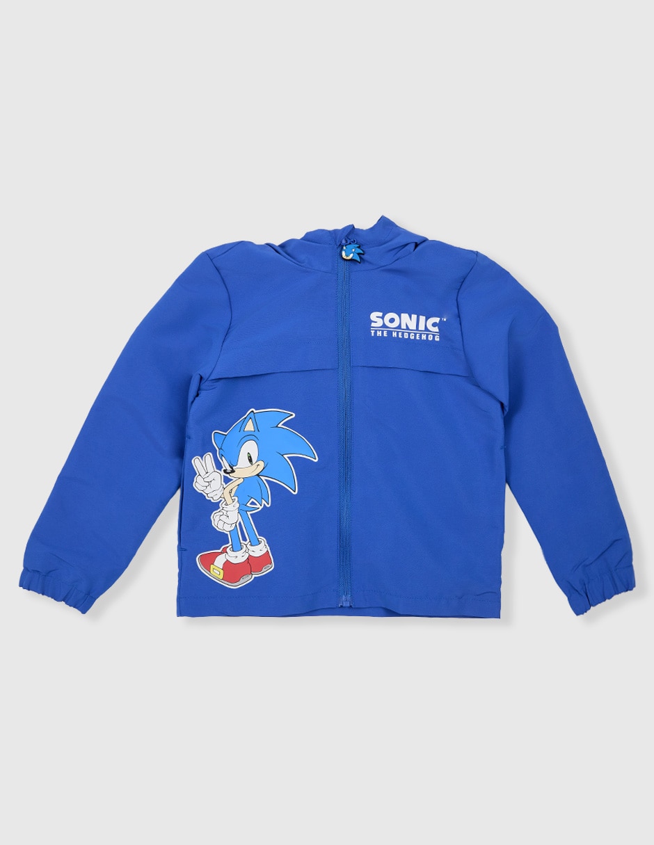 Set chamarra the hedgehog para niño