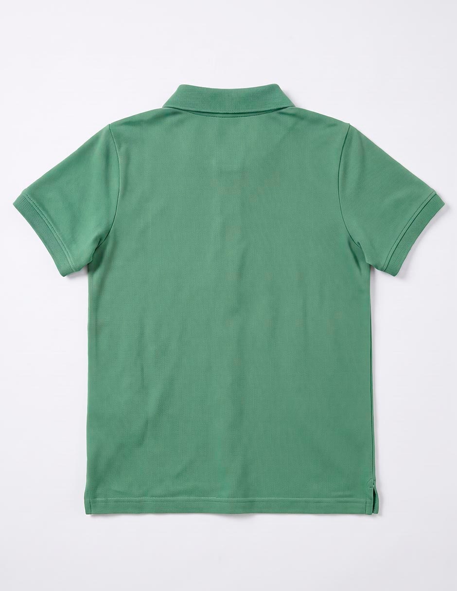 Playera tipo polo de algodón para niño 3