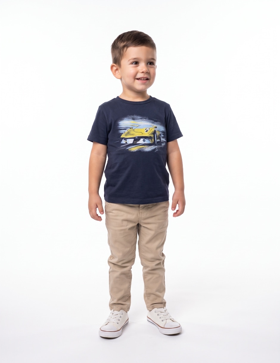 Playera manga corta para niño Playera manga corta para niño