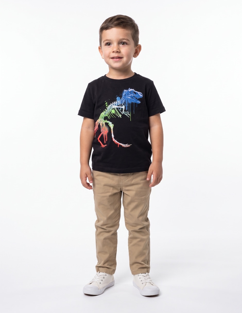 Playera manga corta para niño Playera manga corta para niño