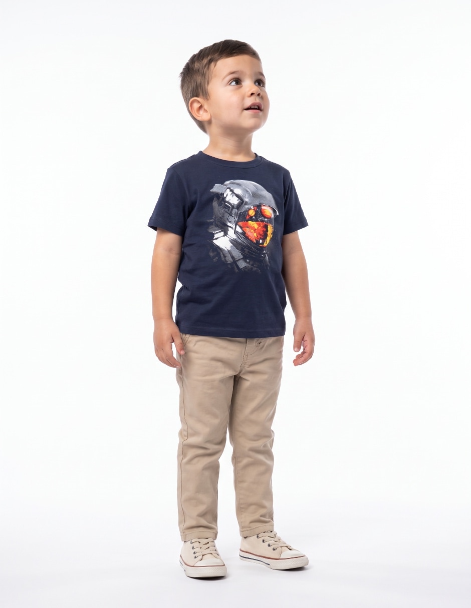 Playera manga corta para niño Playera manga corta para niño
