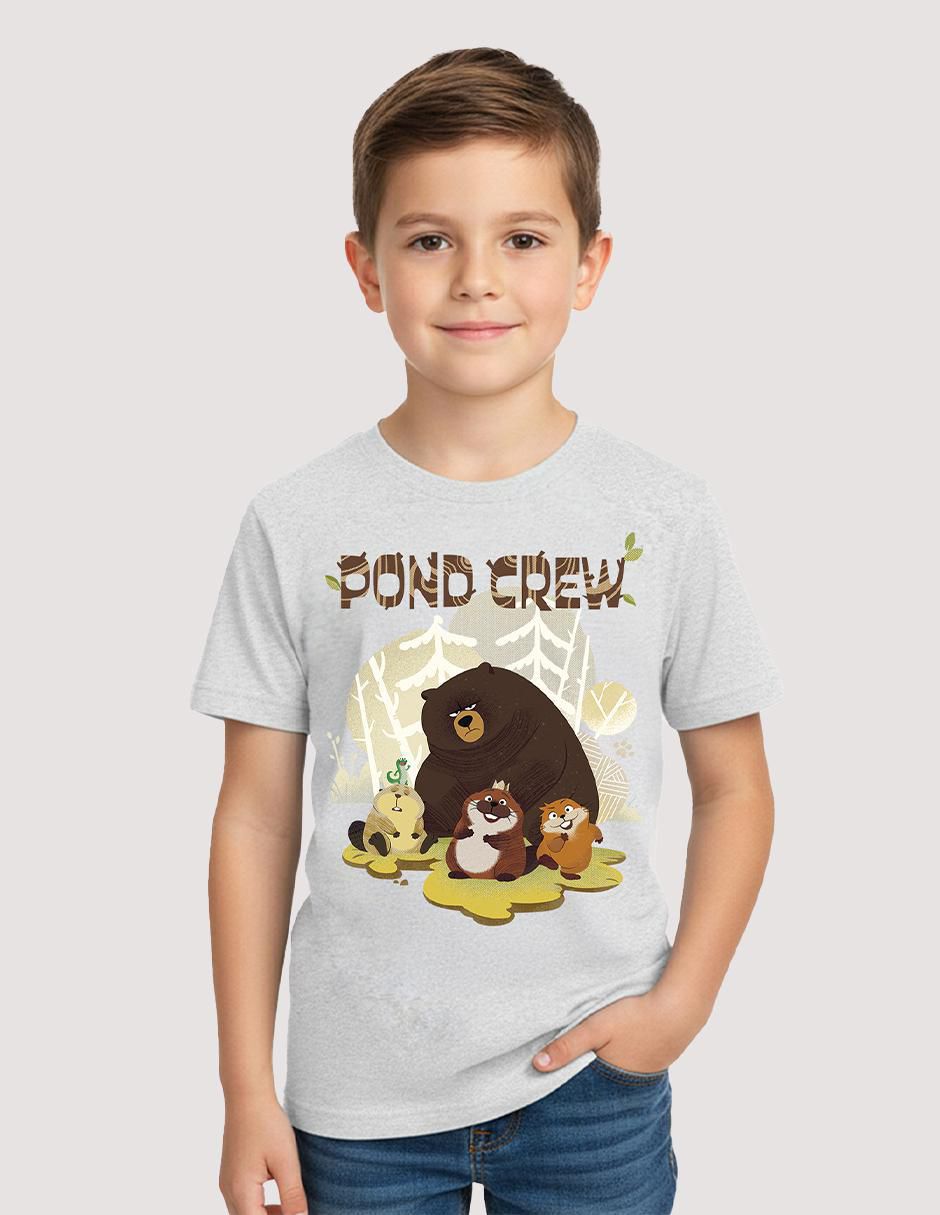 Playera Hopper Pond Crew manga corta para niño 1