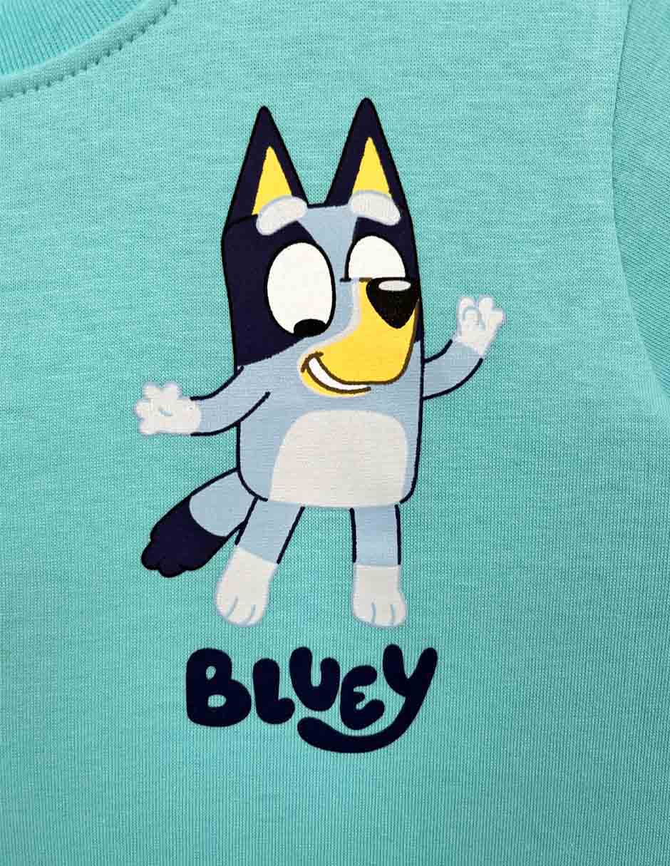 Playera bluey bluey sin coleccion manga corta infantil niño
