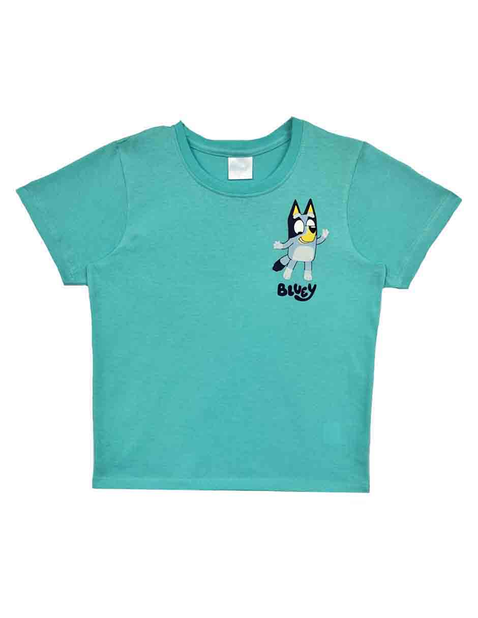 Playera bluey sin coleccion manga corta infantil niño Playera bluey sin coleccion manga corta infantil niño