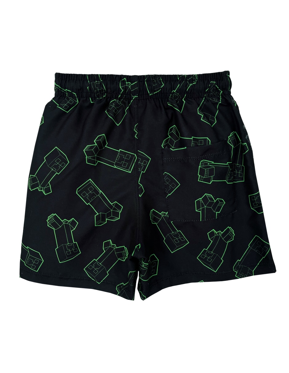 Traje de baño short Minecraft para niño 5