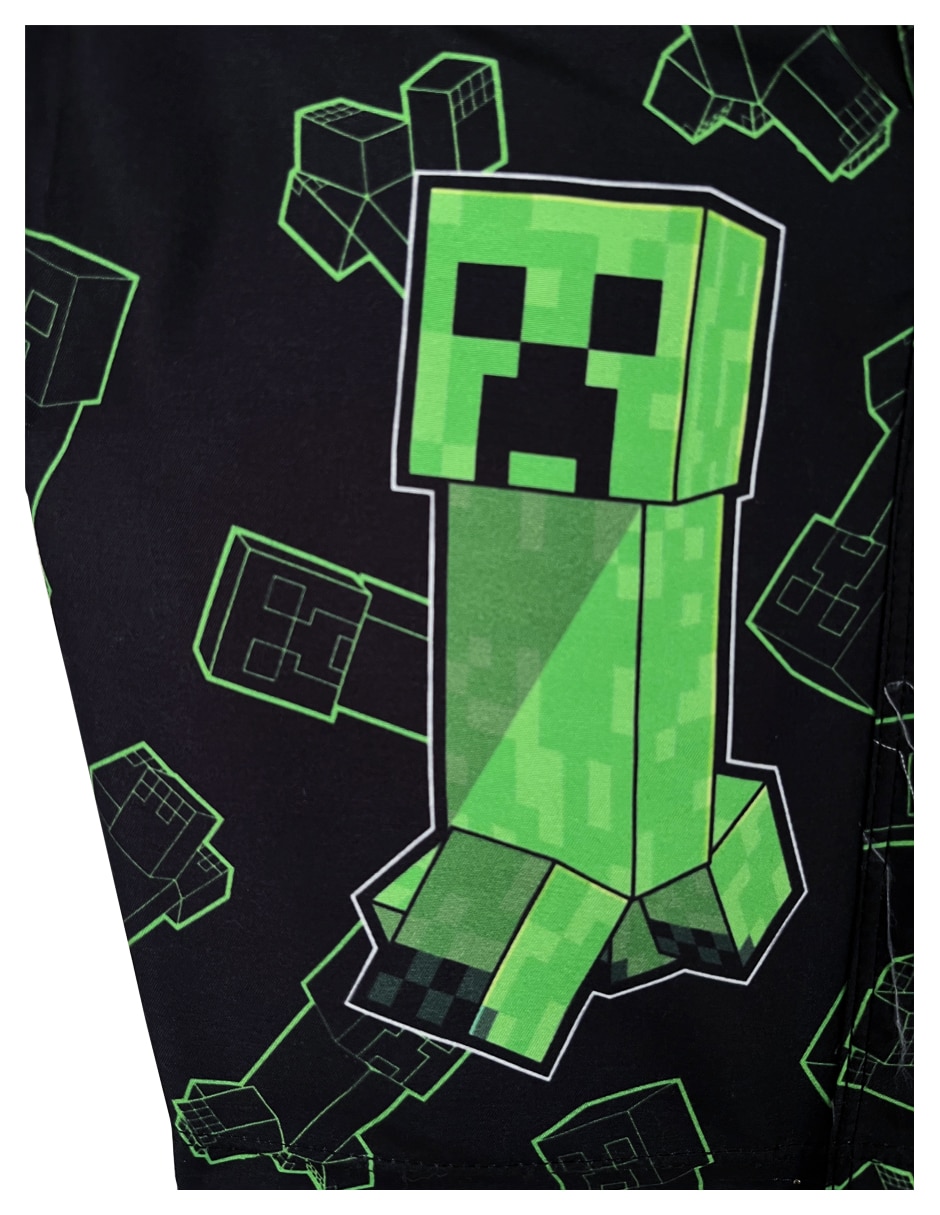 Traje de baño short Minecraft para niño 3