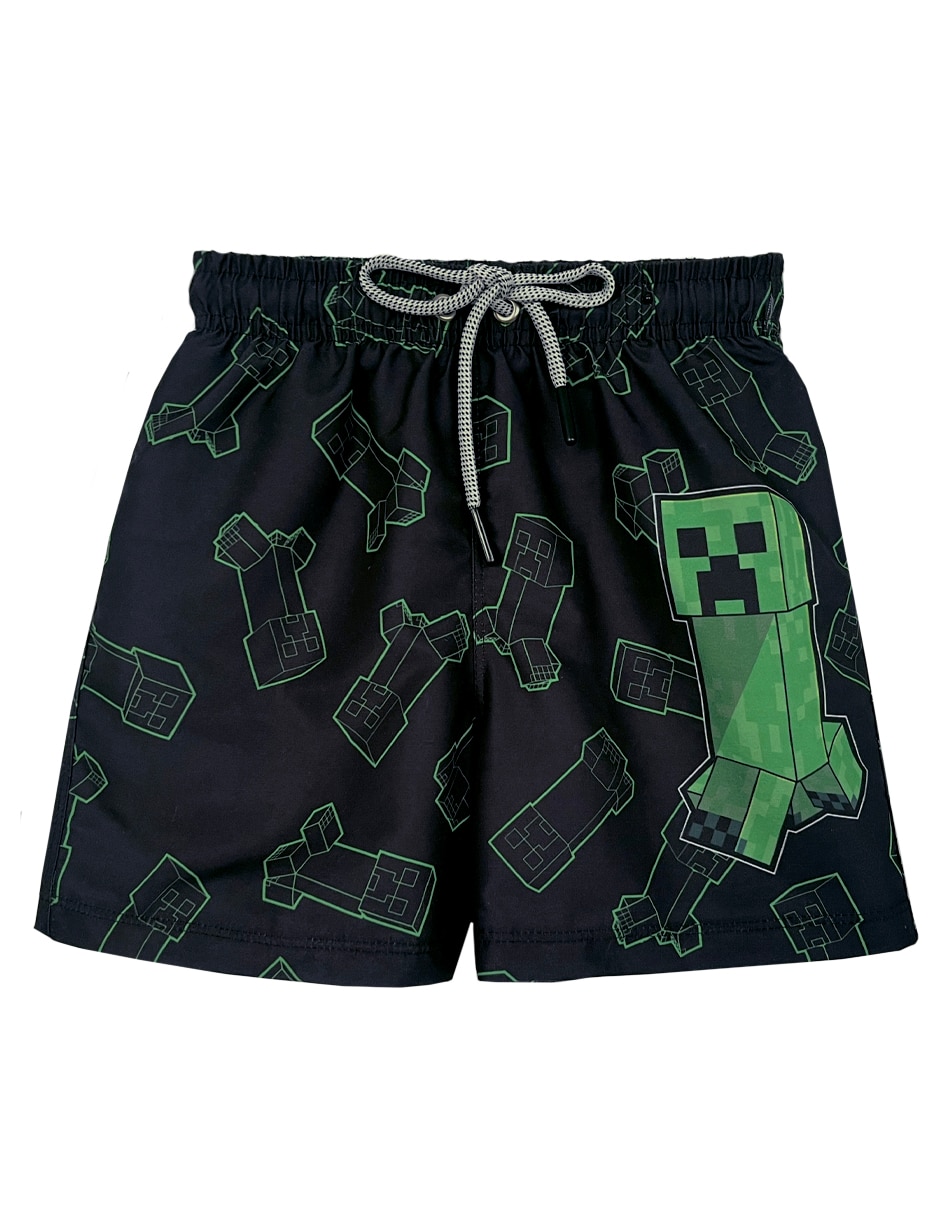 Traje de baño traje de baño short minecraft infantil niño Traje de baño traje de baño short minecraft infantil niño