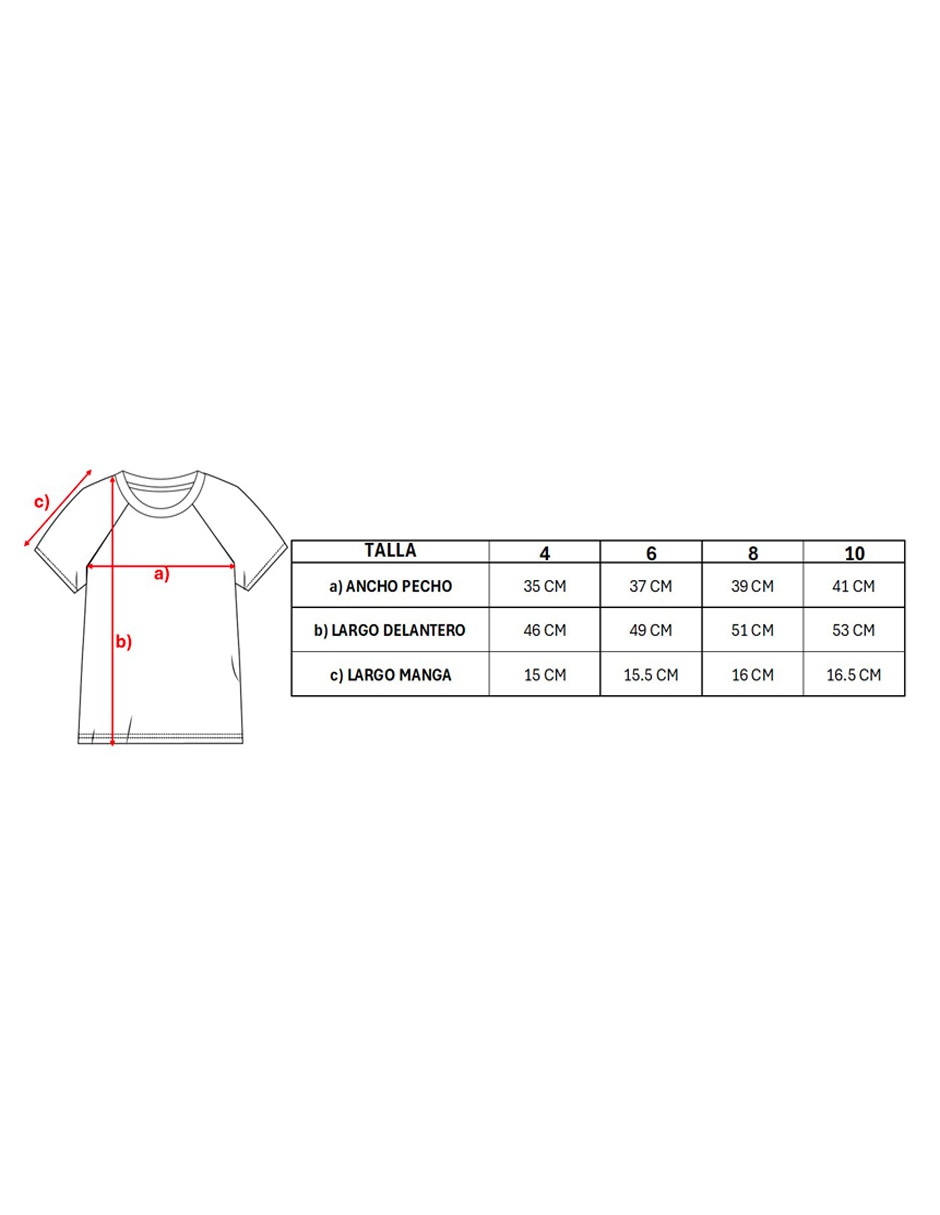 Playera manga corta para niño 3