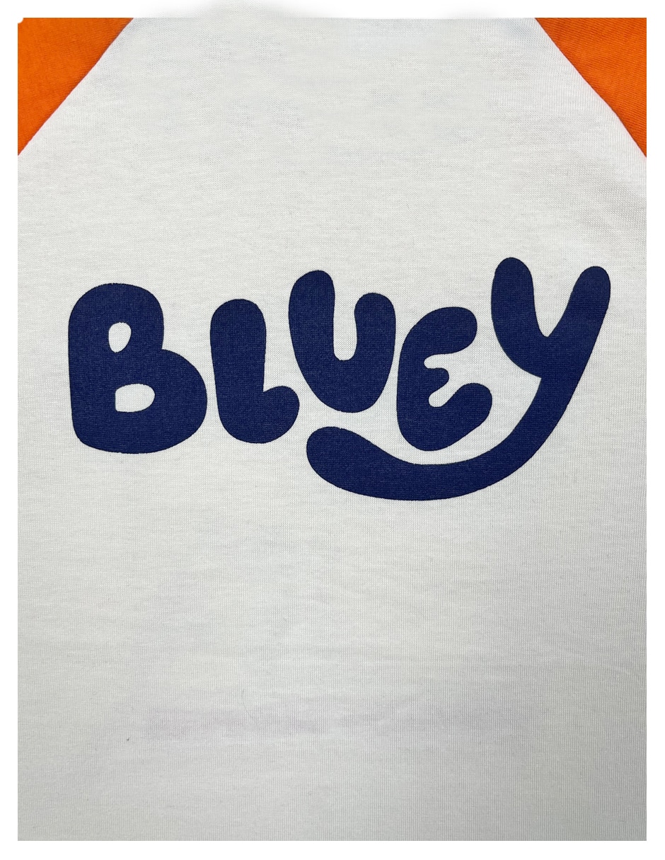 Playera bluey bluey manga corta infantil niño