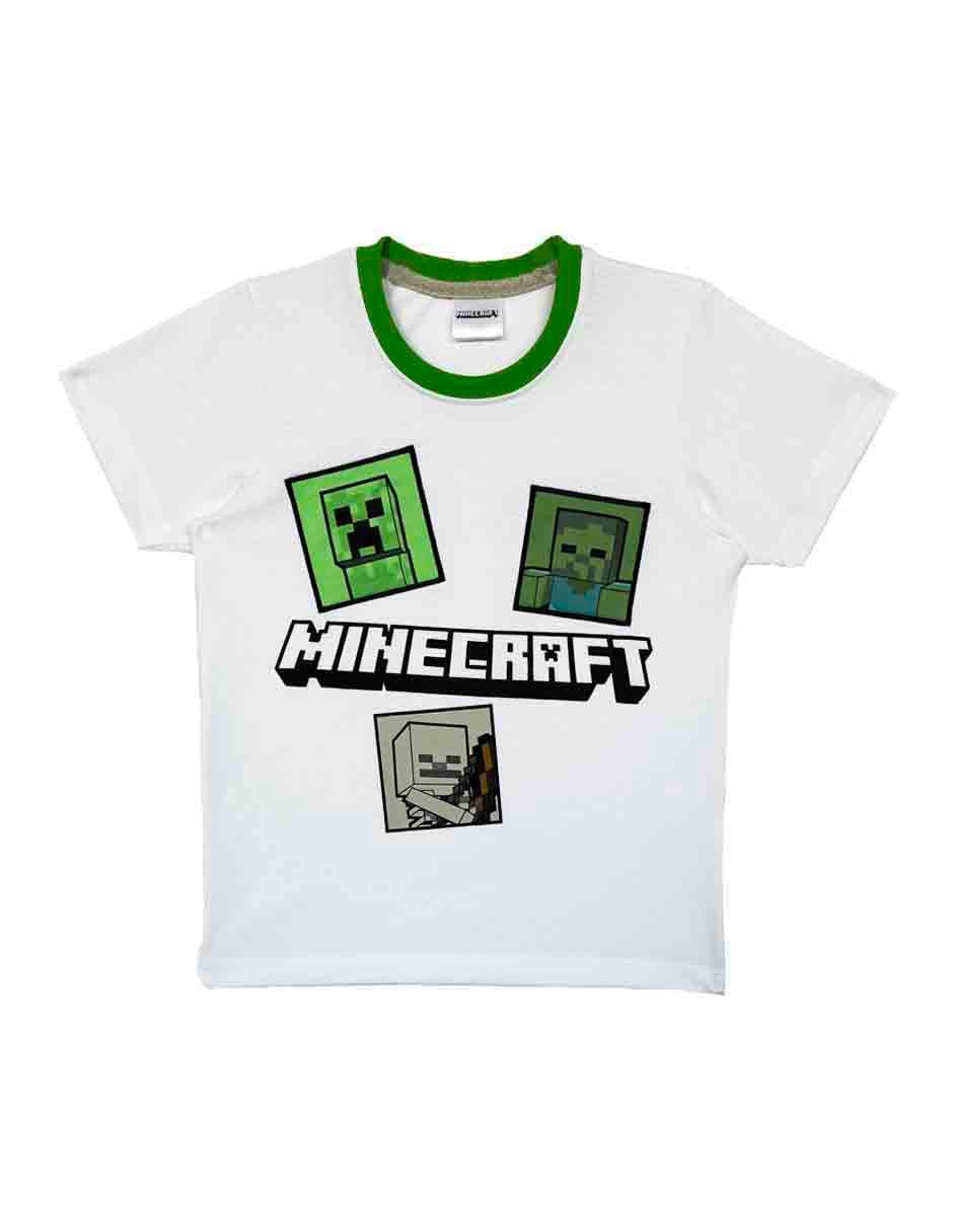 Set playera/playera minecraft sin familia o coleccion 'manga corta para niño Set playera/playera minecraft sin familia o coleccion 'manga corta para niño