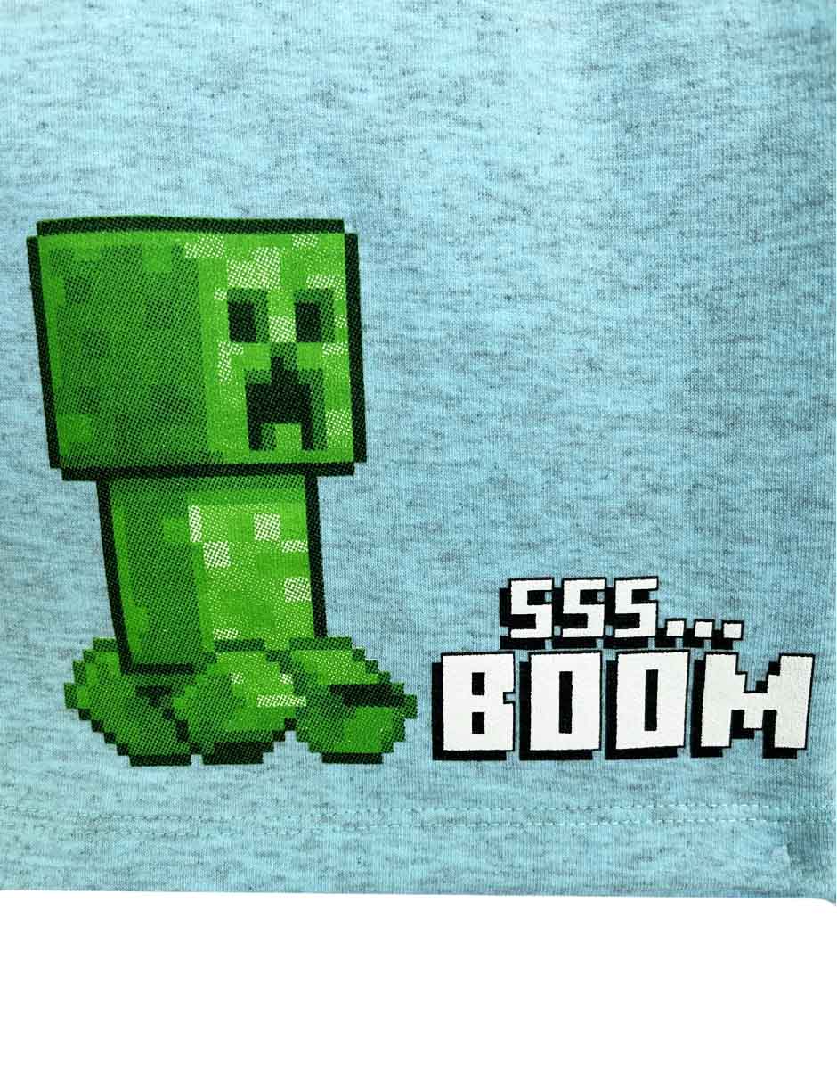 Conjunto Minecraft de algodón para niño