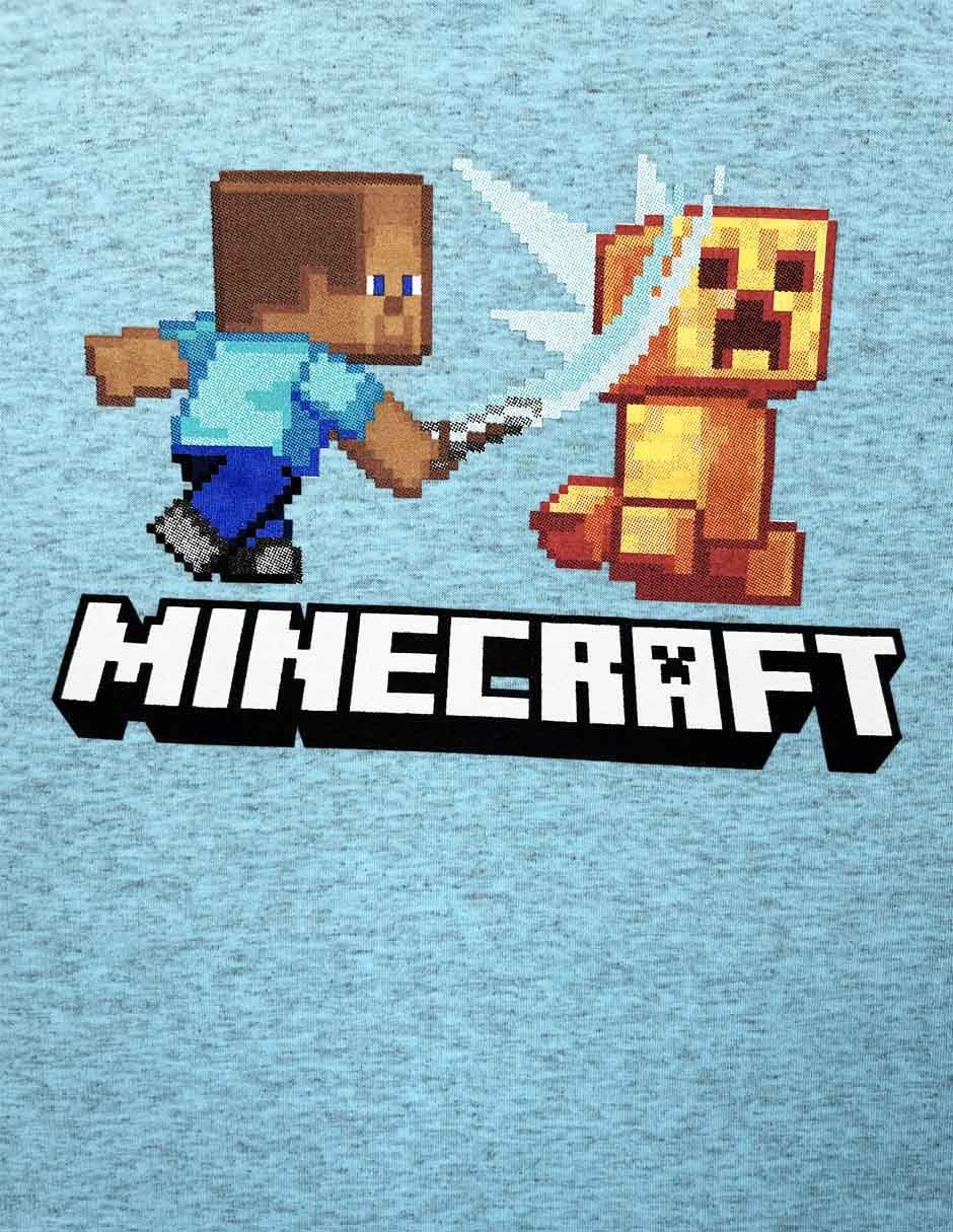 Conjunto Minecraft de algodón para niño