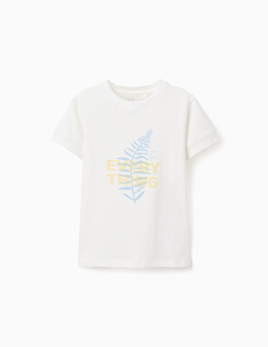 Playera zippy imagining tales manga corta infantil niño