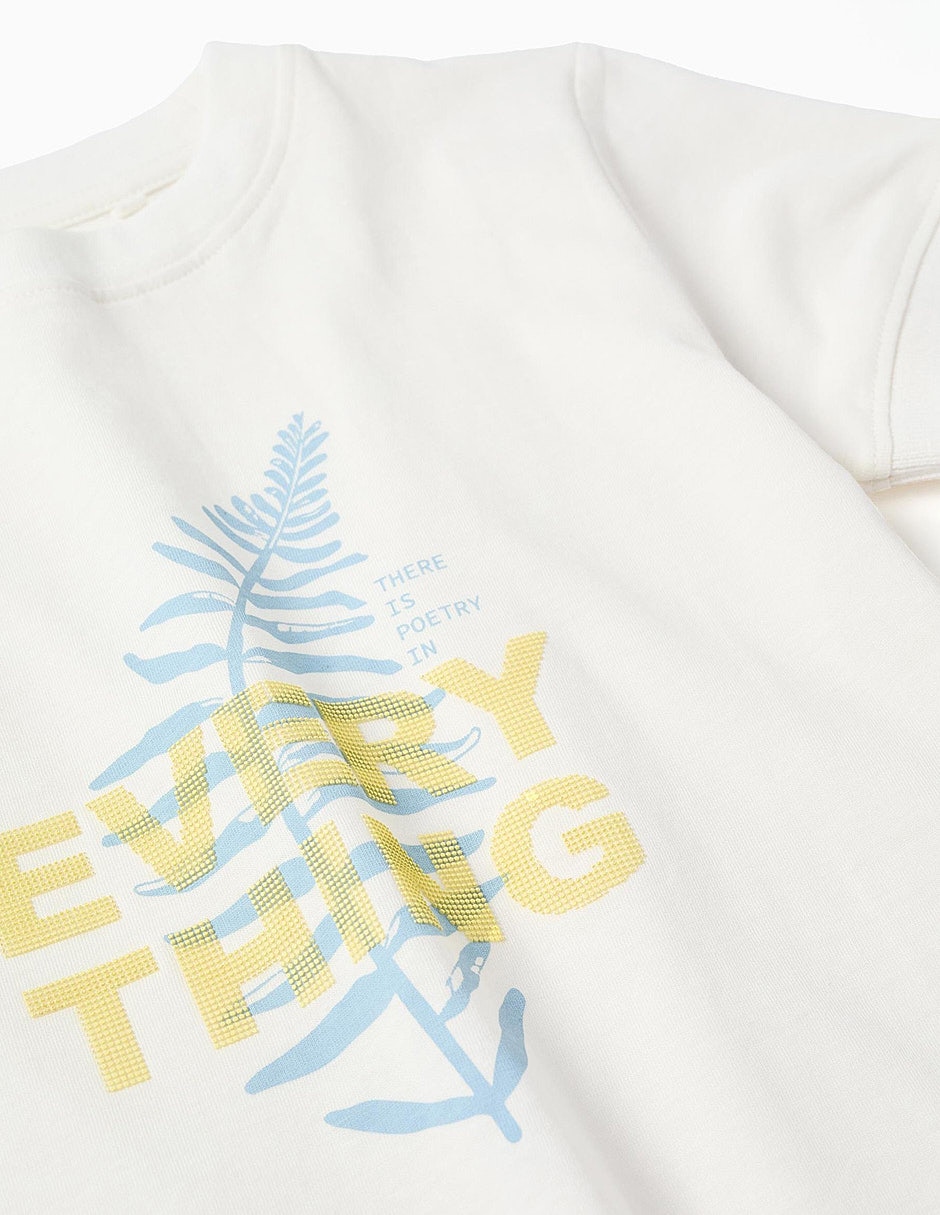 Playera zippy imagining tales manga corta infantil niño