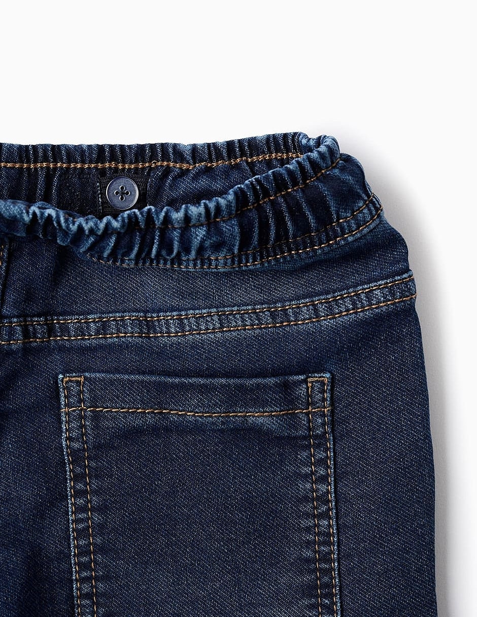 Jeans cargo amplio zippy true colors lavado infantil niño
