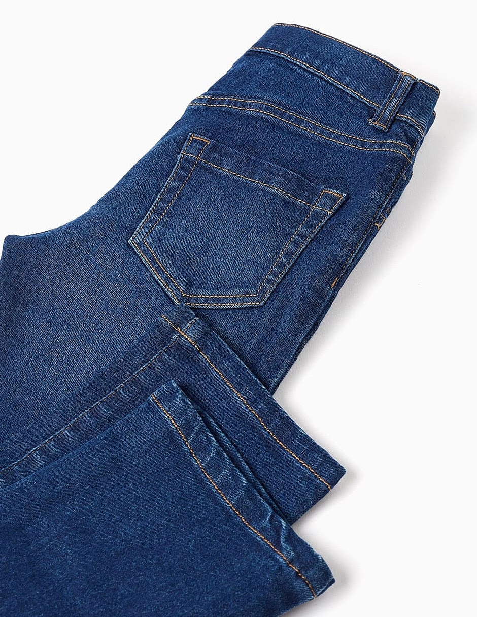 Jeans skinny lavado denim para niño 4