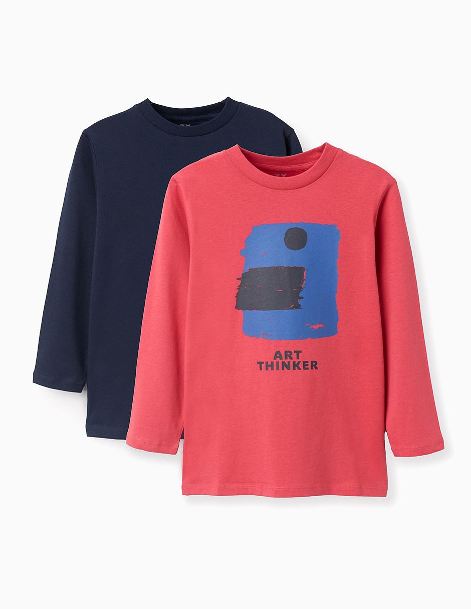 Playera true colors manga larga infantil niño Playera true colors manga larga infantil niño