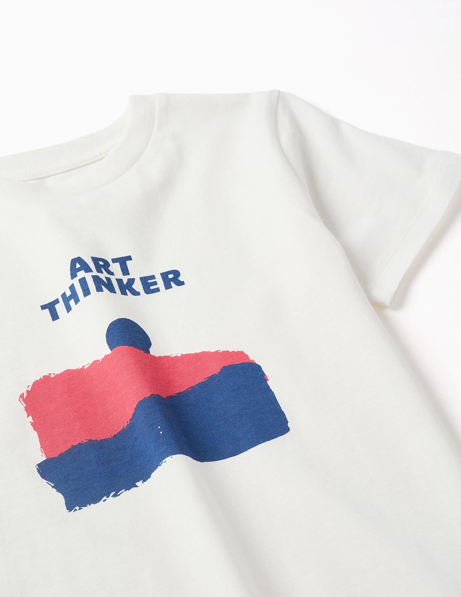 Playera Zippy True Colors manga corta para niño
