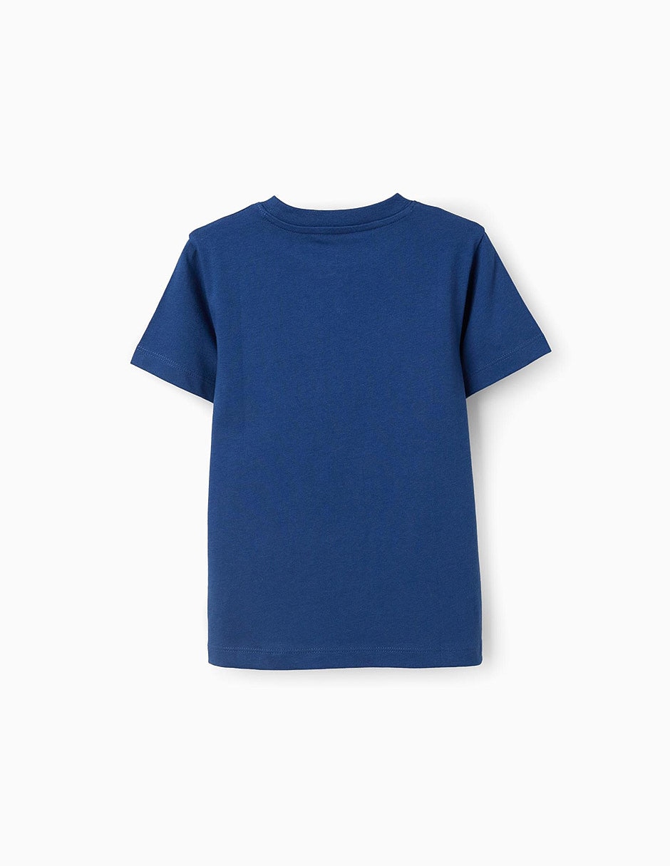 Playera zippy sculpting curiosity manga corta infantil niño