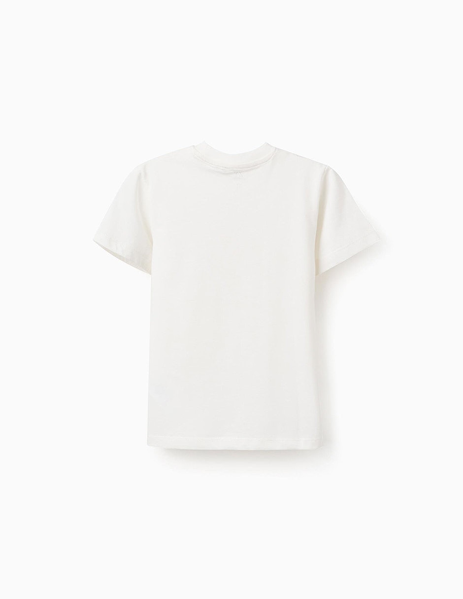 Playera sculpting curiosity manga corta infantil niño 3