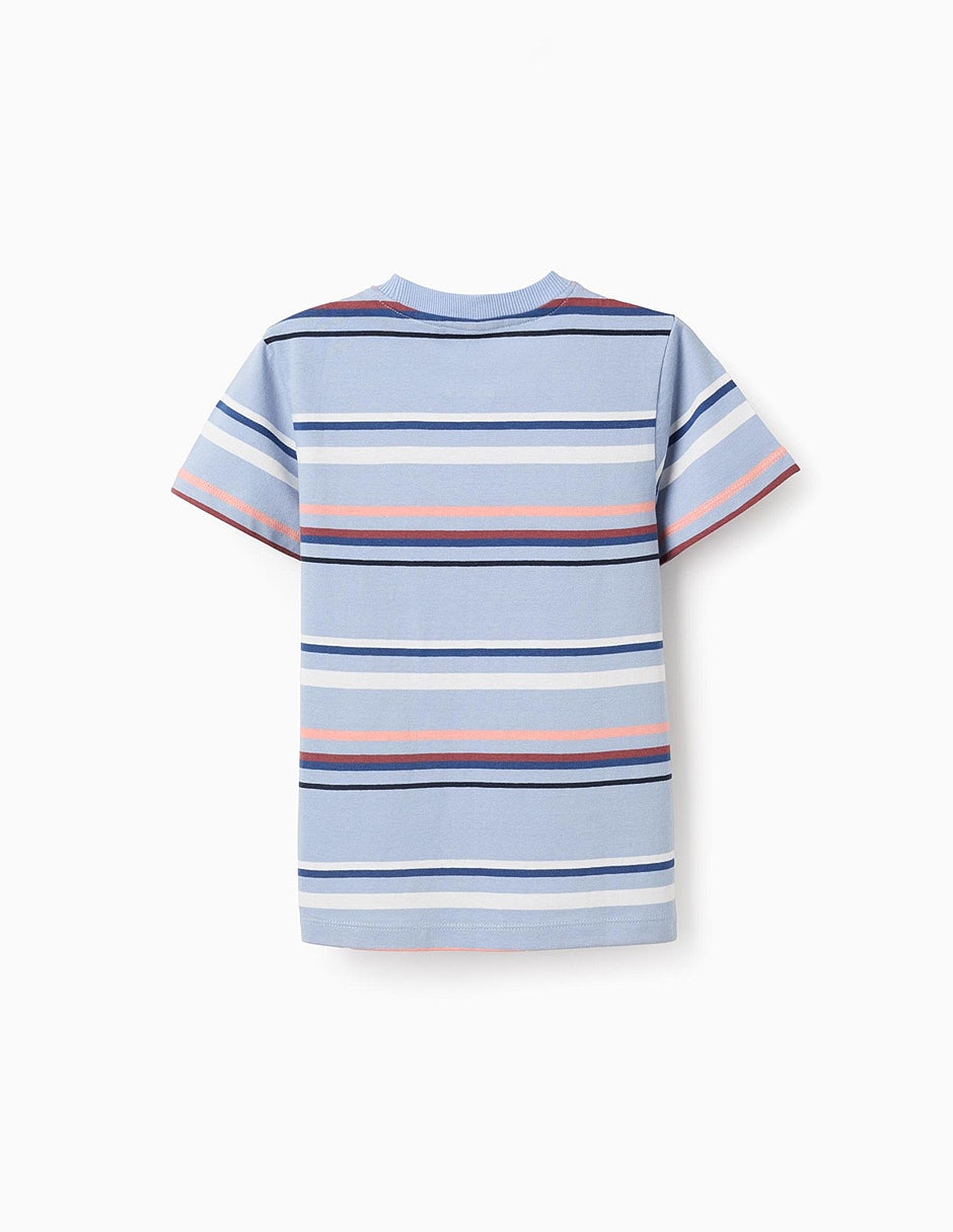 Playera zippy sculpting curiosity manga corta infantil niño