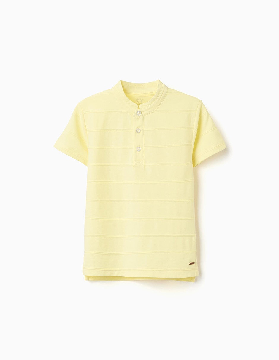 Playera tipo polo imagining tales de algodón niño Playera tipo polo imagining tales de algodón niño