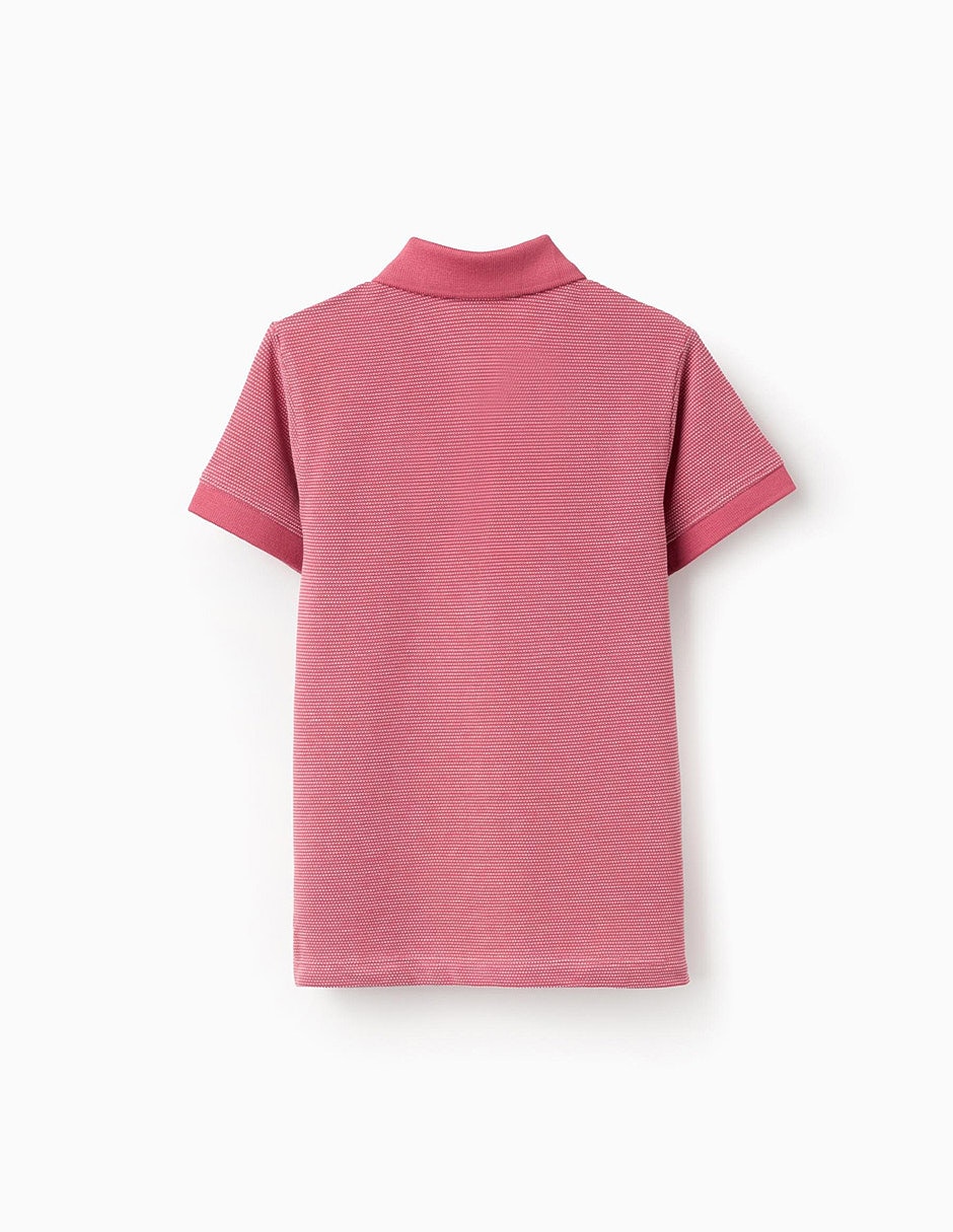 Playera tipo polo zippy imagining tales de algodón niño