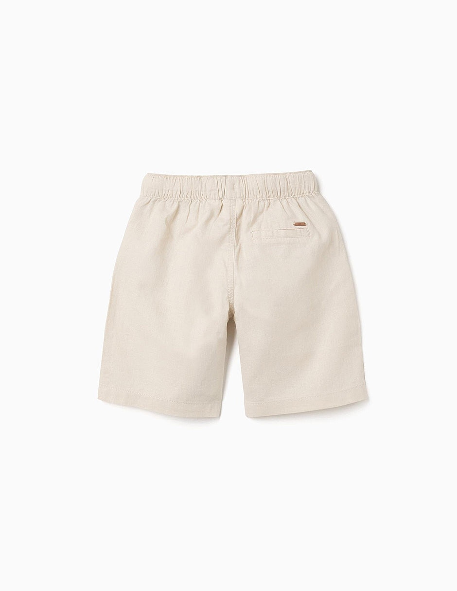 Short zippy linen capsule infantil niño