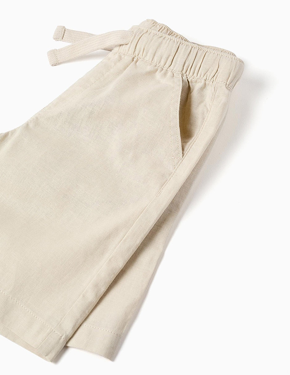 Short zippy linen capsule infantil niño