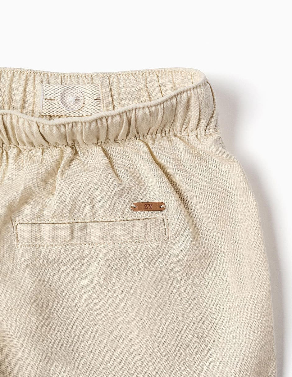 Short zippy linen capsule infantil niño