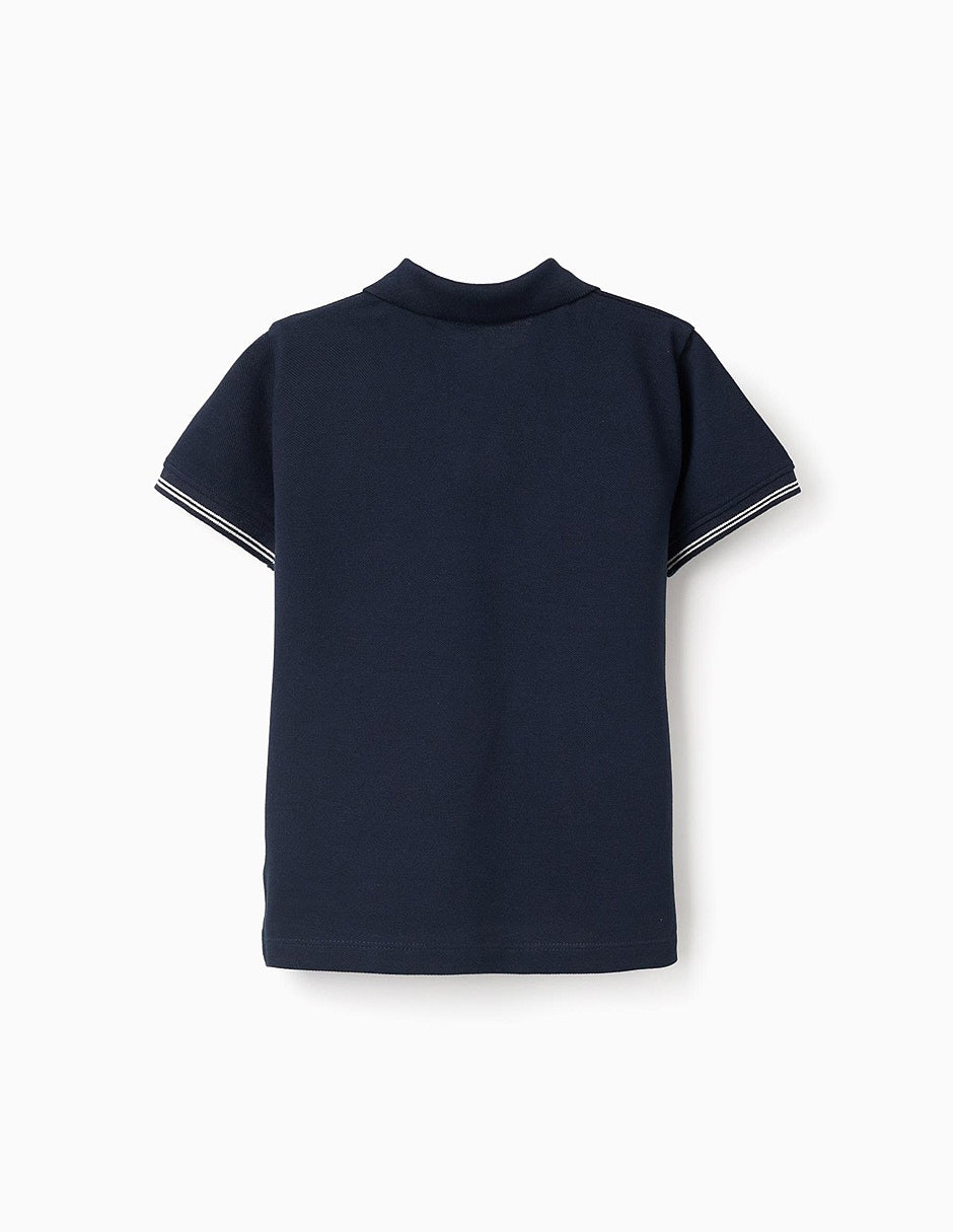 Playera tipo polo Imagining Tales de piqué para niño 3