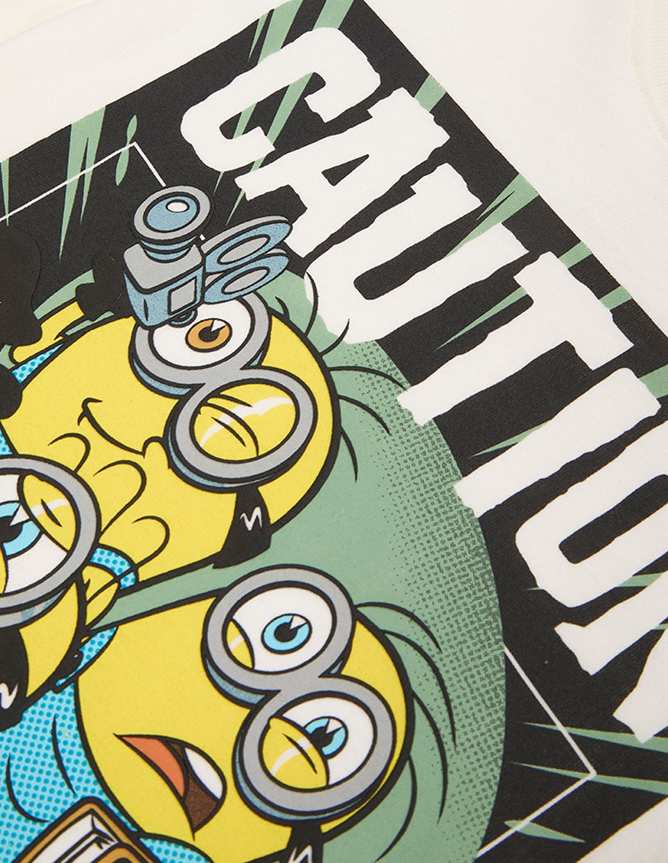 Playera minions minions manga corta infantil niño 3