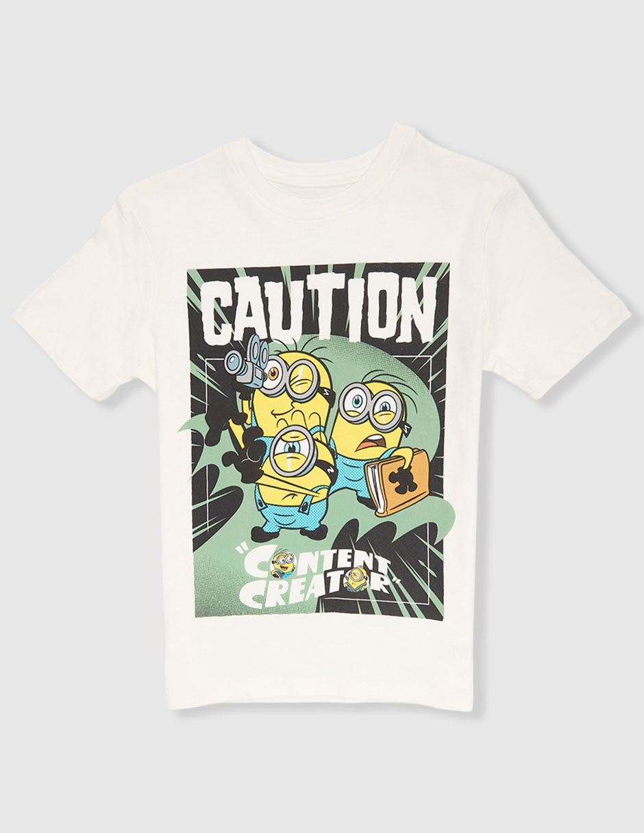 Playera minions minions manga corta infantil niño