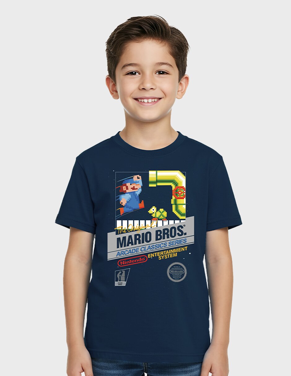 Set playera/playera playera niño super mario - arcade classic 'manga' corta 'para' infantil / niños grandes niño