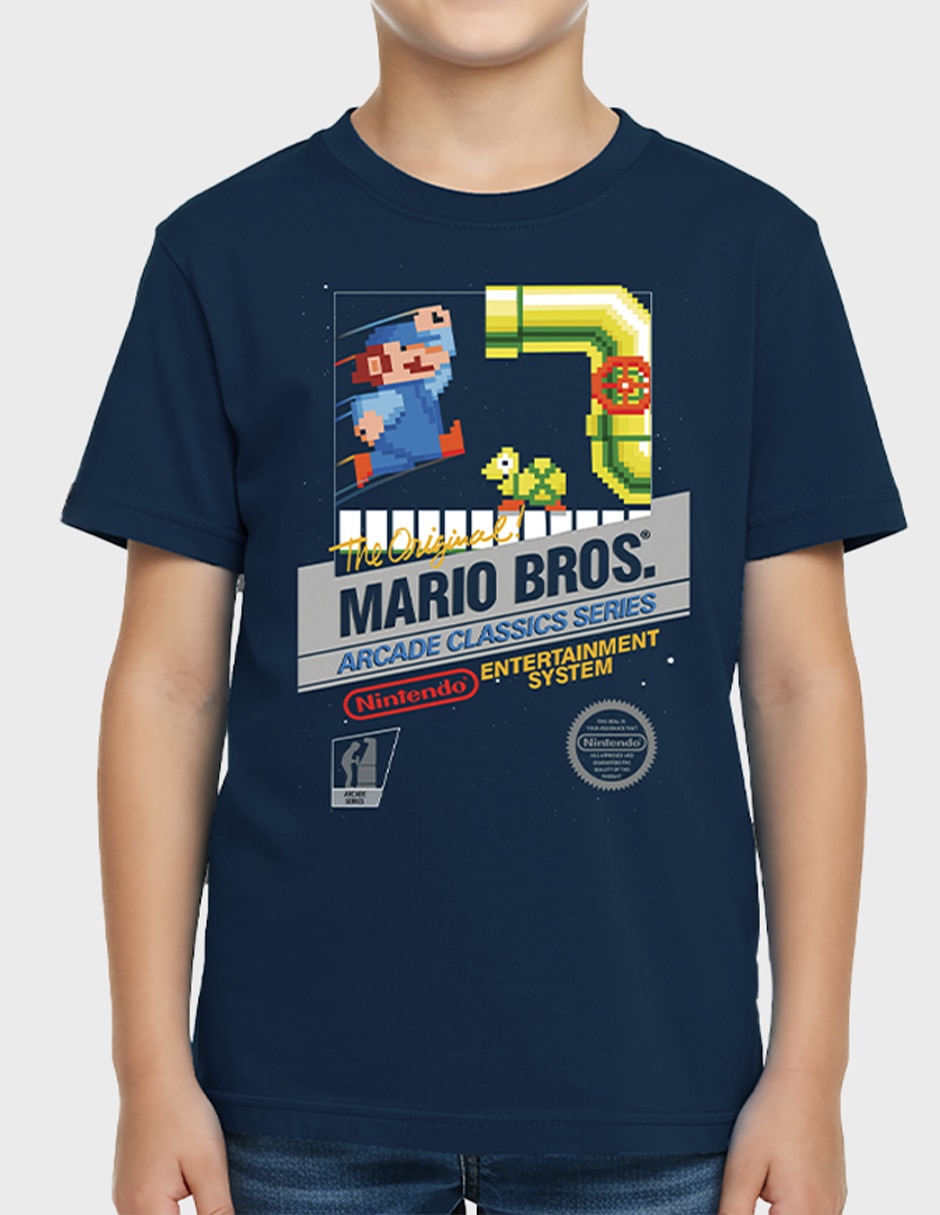 Set playera/playera playera niño super mario - arcade classic "manga" corta "para" infantil / niños grandes niño 2