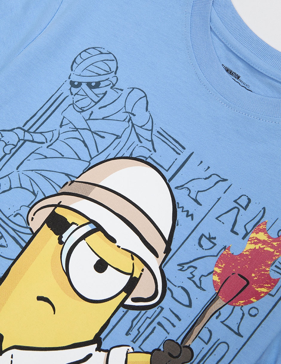 Playera minions minions manga corta infantil niño 3