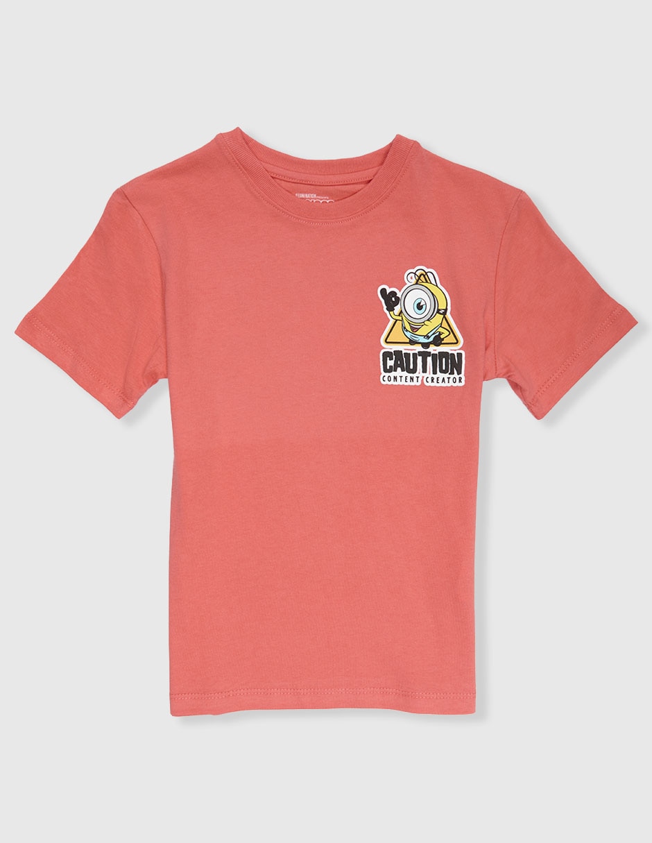 Playera minions minions manga corta infantil niño
