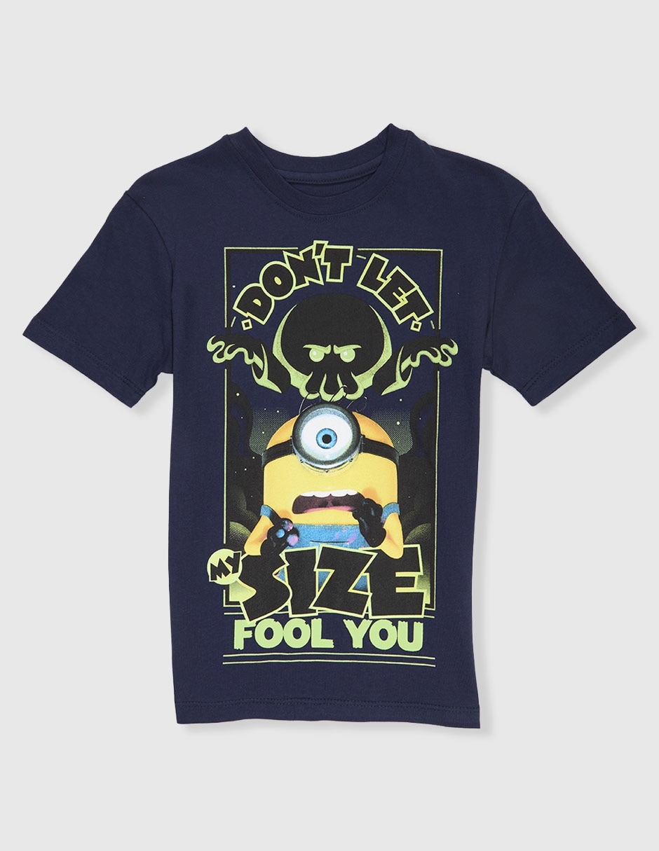 Playera minions mnions manga corta infantil niño 2
