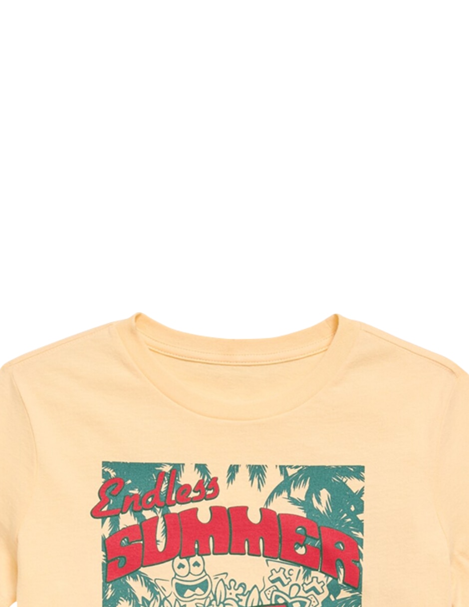 Playera Bob esponja manga corta para niño 3
