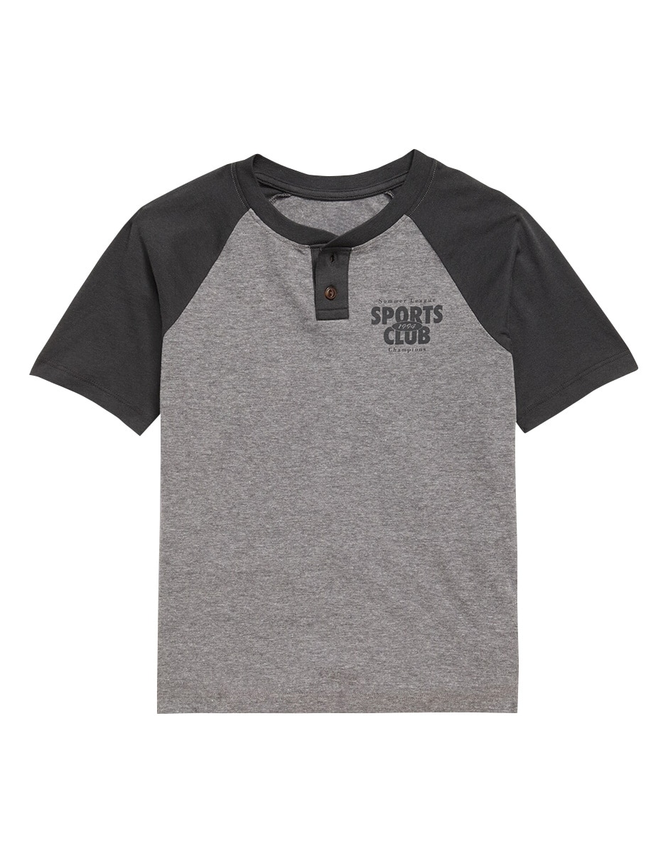 Playera manga corta para niño Playera manga corta para niño