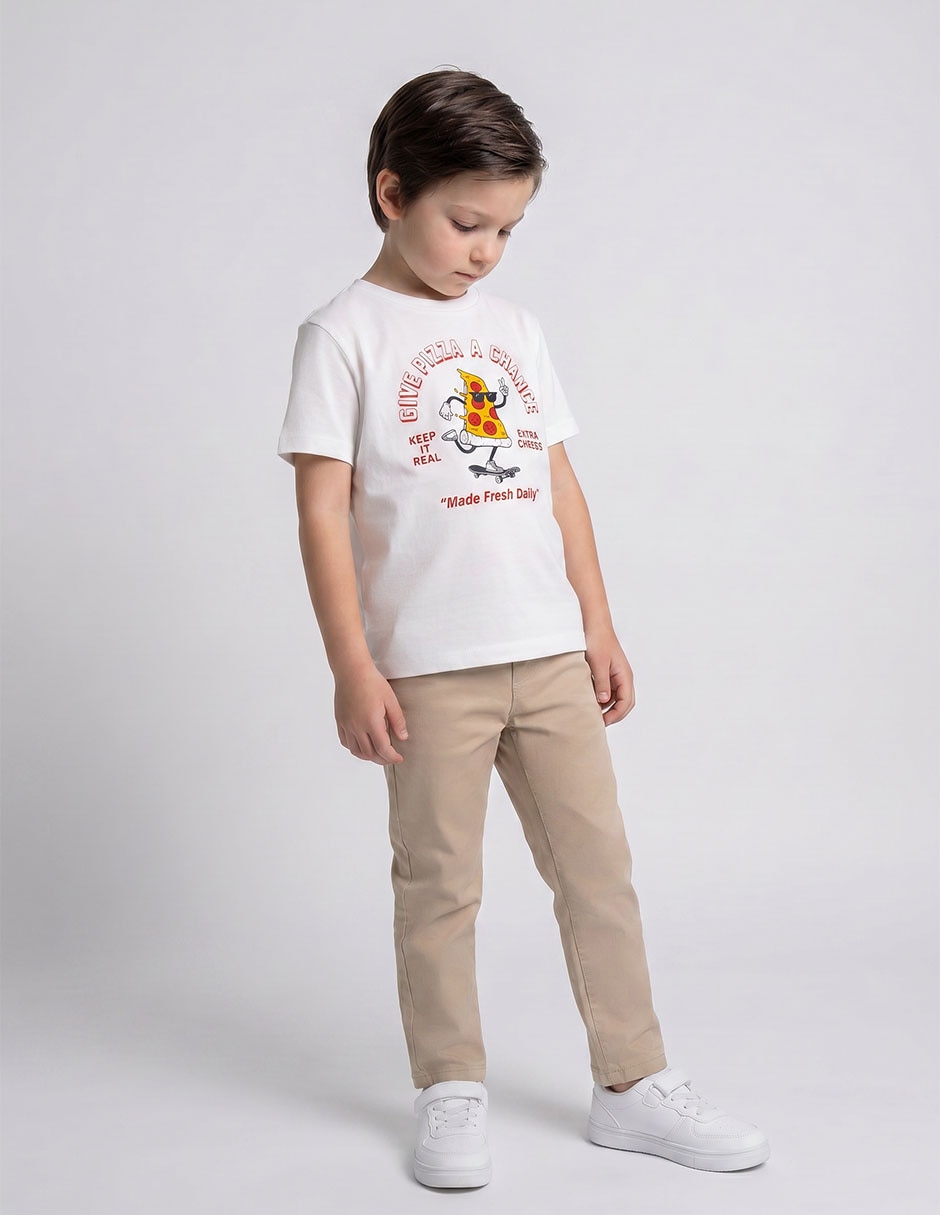Playera manga corta para niño Playera manga corta para niño