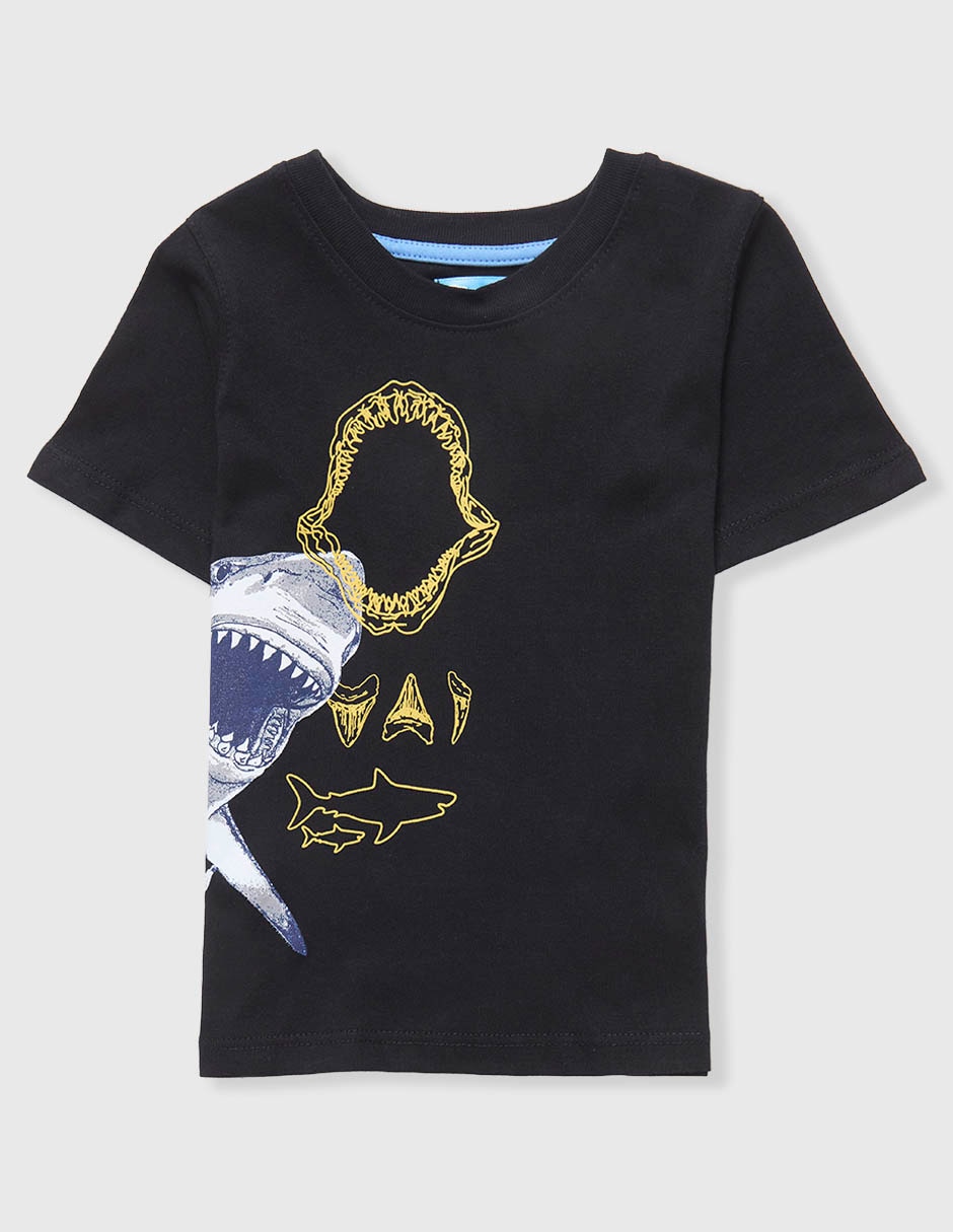 Playera manga regular para niño